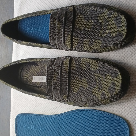 ROTHY'S The Driving Loafer FOREST CAMO -055 - Picture 3 of 5